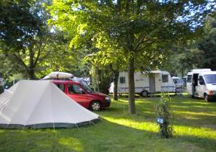 Un emplacement du camping